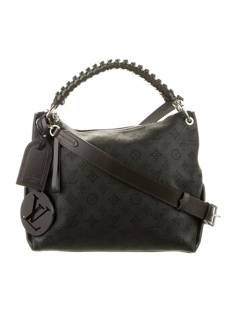 louis vuitton hobo bag black|louis vuitton mahina hobo.